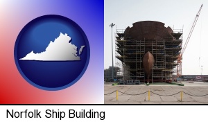 a ship building project at a Polish shipyard in Norfolk, VA