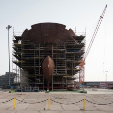 a ship building project at a Polish shipyard