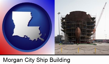 a ship building project at a Polish shipyard in Morgan City, LA