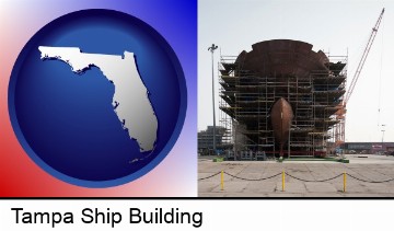 a ship building project at a Polish shipyard in Tampa, FL